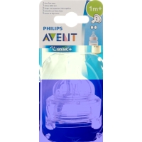 Avent Philips Tee Sauger 2 Loch Silikon 2 Stück