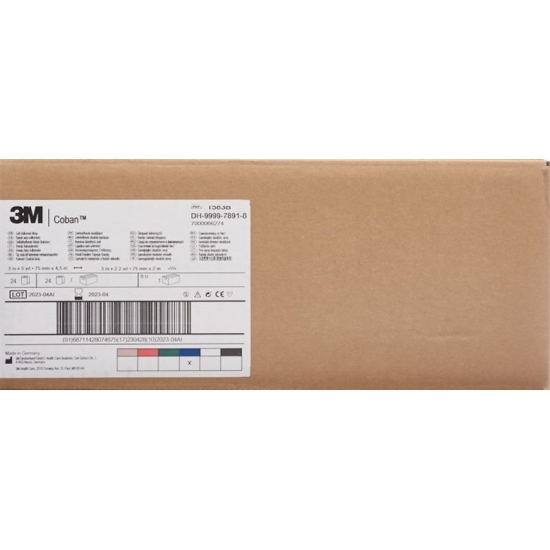 3M Coban Elastische Binde Blau 7.6cmx4.57m 24 Stück buy online