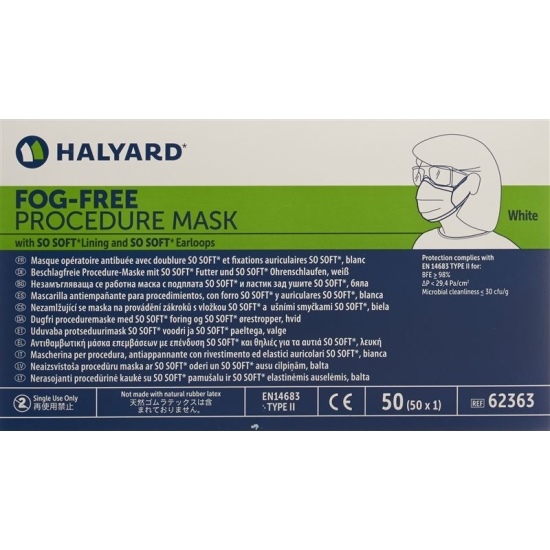 Tecnol Procedure Mask Sosoft Weiss Typ II 50 Stück buy online