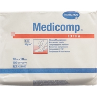 Medicomp Extra Vlieskompressen 10x20cm Nicht Steril 100 Stück