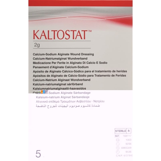 Kaltostat Tamponaden Steril 5x 2g buy online