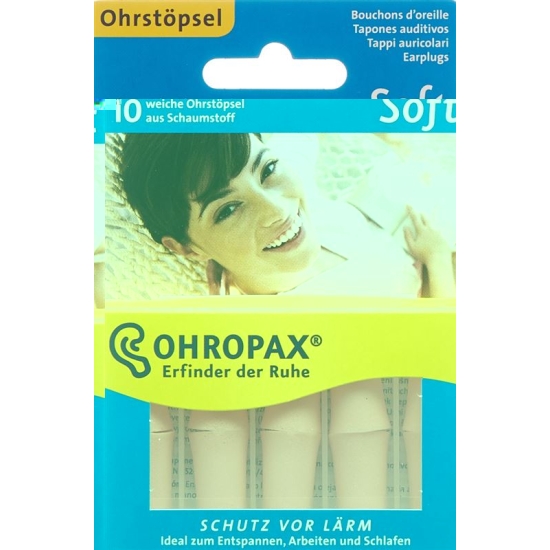 Ohropax Soft Foam plug 10 pieces buy online