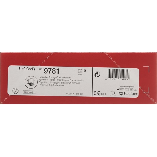 Hollister Drainage Fixationsklammer Ch5-40 5 Beutel buy online