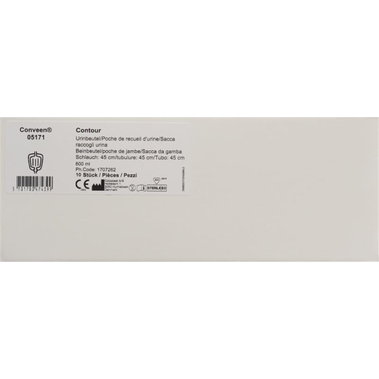 Conveen Contour Mehrkammerbeutel Steril 600ml 45cm 10 Stück buy online