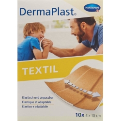 Dermaplast Textil 6cmx10cm 10 Plasters