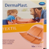 Dermaplast Textil 8cmx10cm 10 Plasters