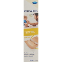 Dermaplast Textil Centro Strip 3cm x 4cm Skin-Coloured 100 Pieces