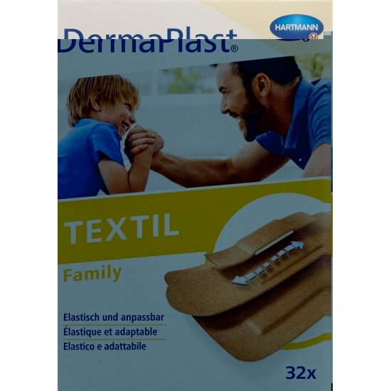 Dermaplast Textil Family Strip 3 Sizes 32 Pieces buy online
