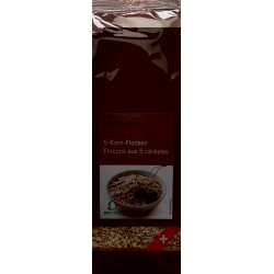 Biofarm 5 Korn Flocken Knospe Beutel 500g