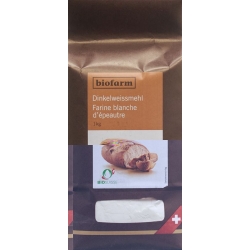 Biofarm Dinkel Weissmehl Knospe Beutel 1kg