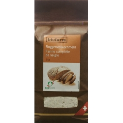Biofarm Roggen Vollkornmehl Knospe Beutel 1kg