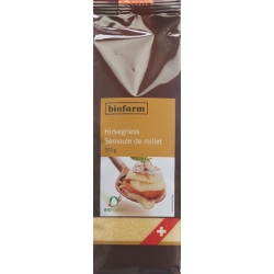 Biofarm Hirsegries Knospe Beutel 500g