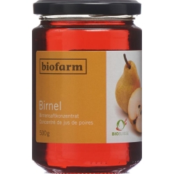 Biofarm Birnendicksaft Knospe Glas 500g