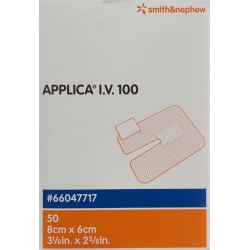 Applica I.v.100 Kanülenfix 8x6cm M Polster 50 Stück