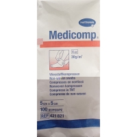 Medicomp Vlieskompressen 5x5cm Nicht Steril 100 Stück