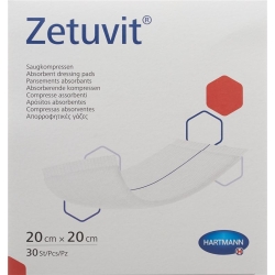 Zetuvit Absorptionsverband 20x20cm 30 Stück
