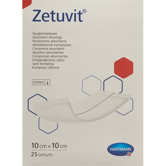 Zetuvit Absorptionsverband 10x10cm buy online