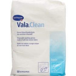 Valaclean Normal Einm Waschhandschu 16x23cm 50 Stück