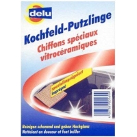 Delu Kochfeldputzlinge Glaskeramik 2 Stück