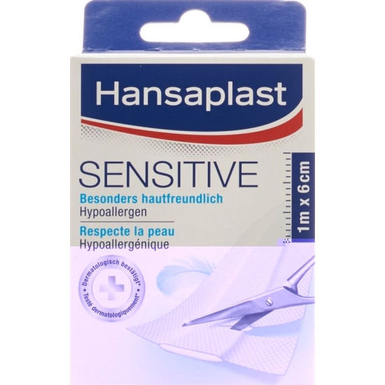 Hansaplast Sensitive Schnellverband 10cm x 6cm 10 Stück buy online