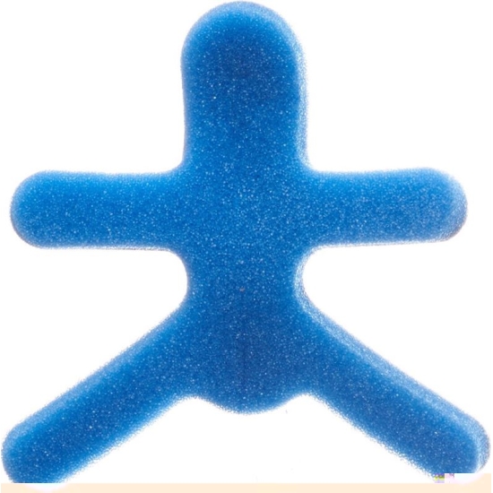 Omnimed Dalco Frog Fingerschiene Grösse L Silber Blau buy online