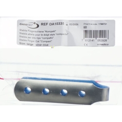 Omnimed Dalco Fingerschiene Grösse L Silber Blau