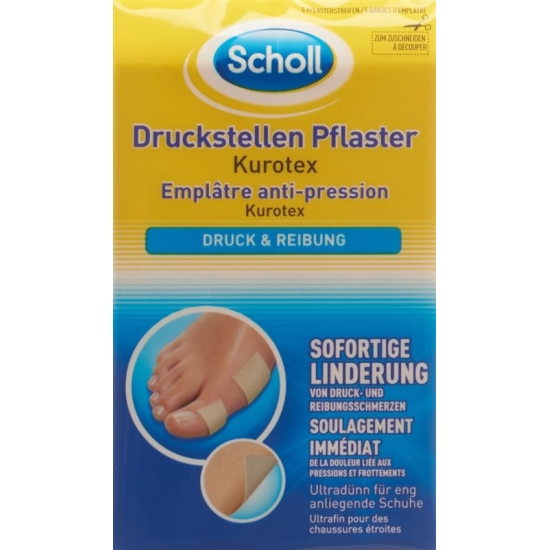 Scholl Kurotex Druckstellenpflaster 5 Stück buy online