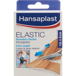 Hansaplast Elastic Schnellverband 10cm x 6cm 10 Stück