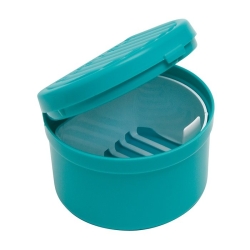 Hausella Dental-Box mit Einsatz Türkis