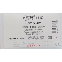 Wero Lux Elastische Fixierbinde 4mx6cm Weiss 20 Stück