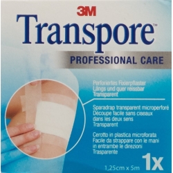 3M Transpore Fixierpflaster 12.5mm x 5m transparent Refill