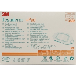 3M Tegaderm + Pad 5x7cm / Wundkissen 2.5x4cm 50 Stück