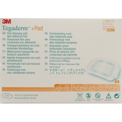 3M Tegaderm + Pad 9x10cm / Wundkissen 4.5x6cm 25 Stück