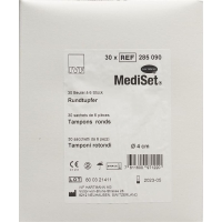 Mediset IVF Rundtupfer 4cm Steril 30 Beutel 6 Stück