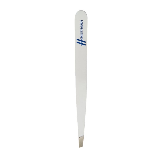 Hausmann tweezers slanted white buy online