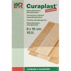 Curaplast Wundverband 6cmx10cm Hautfarbig 10 Stück