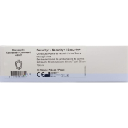 Conveen Security Plus Beinbeutel Unsteril 750ml 50cm 10 Stück