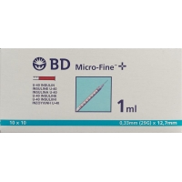 BD Microfine+ U40 Insulin Spritze 100x 1ml