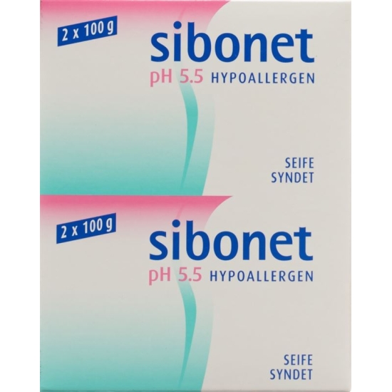 Sibonet Seife Ph 5.5 Hypoallergen 2x 100g buy online