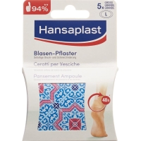 Hansaplast foot expert SOS Blasen-Pflaster 5 Stück Gross für Fersen