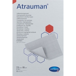 Atrauman Salbenkompressen 7.5x10cm Steril 10 Stück