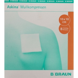Askina Mullkompresse Steril 10cmx10cm 2x 25 Stück