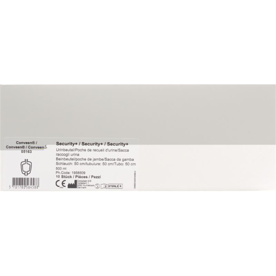 Conveen Security Plus Beinbeutel Steril 500ml 50cm 10 Stück buy online