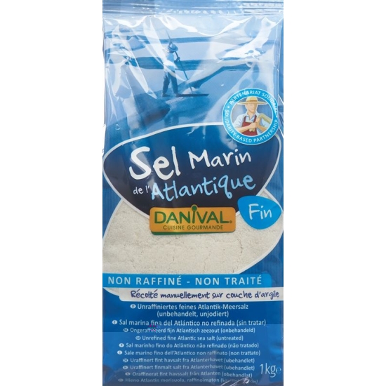 Danival Atlantisches Meersalz Fein 1kg buy online