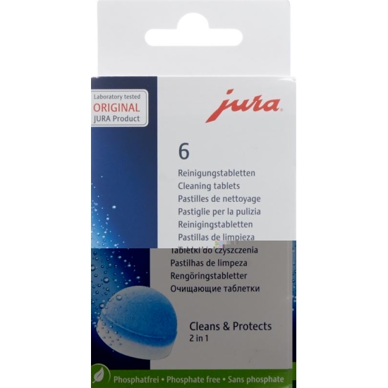 Jura Reinigungstabletten für Kaffeevollautomaten 6 Stück buy online