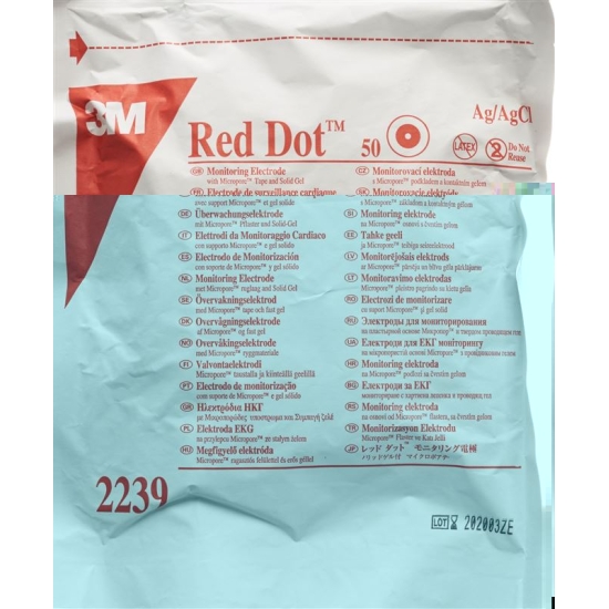 3M Red Dot Ekg Elekt Micropore Erwachsene Rund 50 Stück buy online