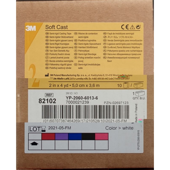 3M Scotchcast Softcast 5cmx3.65m Weiss 10 Stück buy online
