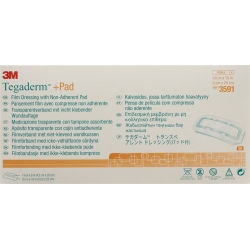 3M Tegaderm + Pad 9x25cm / Wundkissen 4.5x20cm 25 Stück