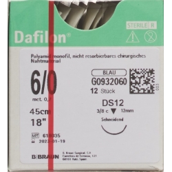 Dafilon 45cm Blau Dose 12 6-0 12 Stück