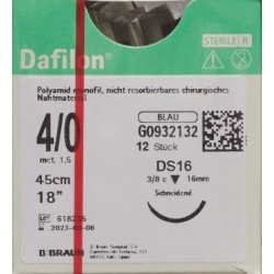 Dafilon 45cm Blau Dose 16 4-0 12 Stück